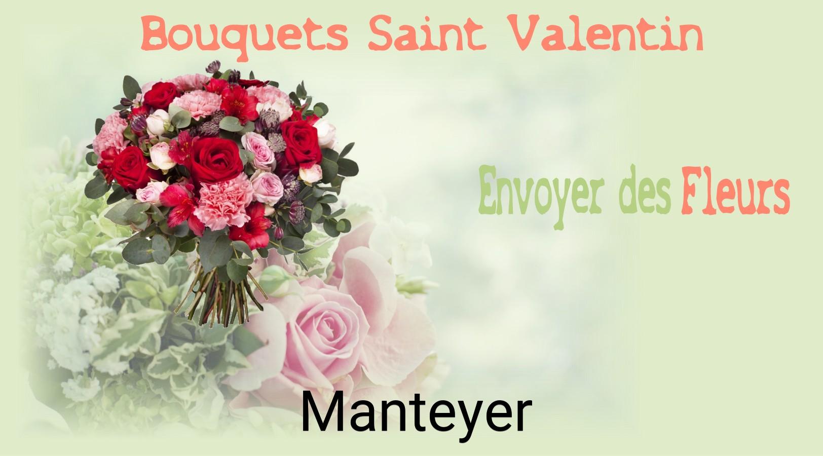 Roses de Saint-Valentin livrées à Manteyer